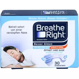 BESSER Atmen Breathe Right Nasenpfl.normal transp., 30 St