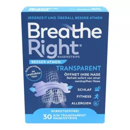 BESSER Atmen Breathe Right Nasenpfl.normal transp., 30 St