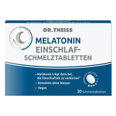 Dr. Theiss Melatonin Einschlaf-Schmelztabletten, 30 St