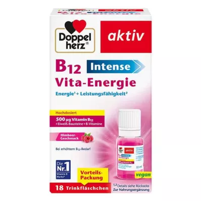 Doppelherz B12 Intense Vita-Energie Trinkflasche , 18 St