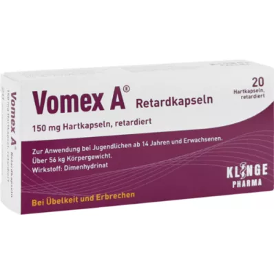 VOMEX A Retardkapseln, 20 St