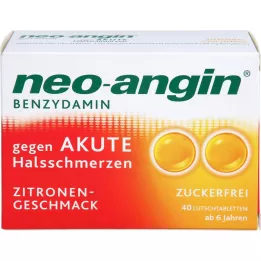 NEO-ANGIN Benzydamin akute Halsschmerzen Zitrone, 40 St