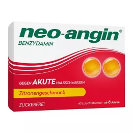 neo-angin Benzydamin gegen akute Hasschmerzen Zitrone, 40 St