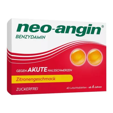 neo-angin Benzydamin gegen akute Hasschmerzen Zitrone, 40 St neo-angin Benzydamin gegen akute Hasschmerzen Zitrone, 40 St