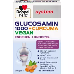 DOPPELHERZ Glucosamin 1000+Curcuma vegan syst.Kps., 60 St