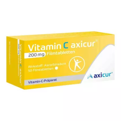 Vitamin C Axicur 200 Mg Filmtabletten (50 stk)