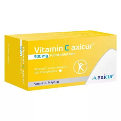 Vitamin C axicur 500 mg Filmtabletten, 100 St Vitamin C axicur 500 mg Filmtabletten, 100 St