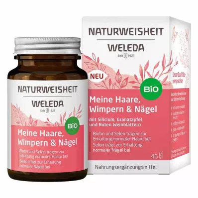 WELEDA Naturweisheit Meine Haare Wimpern&amp;Nägel Kps, 46 St