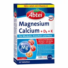 ABTEI Magnesium Calcium+D+K Tabletten, 42 St