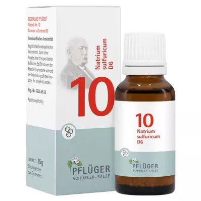 Biochemie Pflüger 10 Natrium sulfuricum D 6 Globuli , 15 g