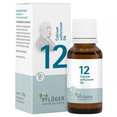Biochemie Pflüger 12 Calcium sulfuricum D 6 Globuli , 15 g