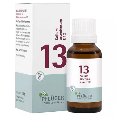 Biochemie Pflüger 13 Kalium arsenicosum D 12 Globuli , 15 g