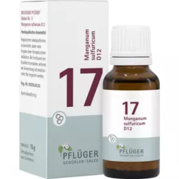 BIOCHEMIE Pflüger 17 Manganum sulfuricum D 12 Gl., 15 g