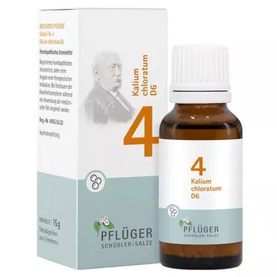 BIOCHEMIE Pflüger 4 Kalium chloratum D 6 Globuli, 15 g