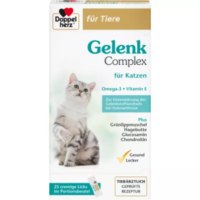 DOPPELHERZ für Tiere Gelenk Complex Port.B.f.Katze, 25 St