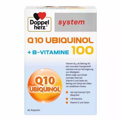 Doppelherz Q10 Ubiquinol 100 system Kapseln, 60 St