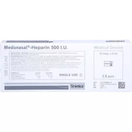 MEDUNASAL-Heparin 500 I.U. Ampullen, 10X5 ml