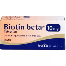 BIOTIN BETA 10 mg Tabletten, 20 St