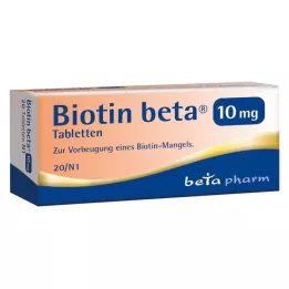 BIOTIN BETA 10 mg Tabletten, 20 St