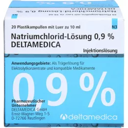 NATRIUMCHLORID-Lösung 0,9% Deltamedica Luer Pl., 20X10 ml