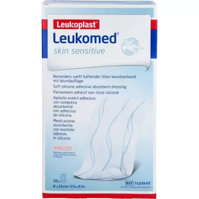 LEUKOMED skin sensitive steril 8x15 cm, 20 St