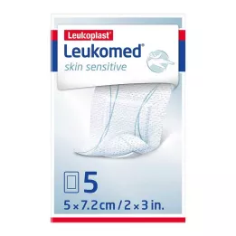 LEUKOMED skin sensitive steril 5x7,2 cm, 5 St