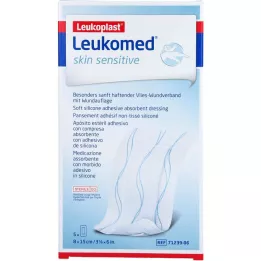 LEUKOMED skin sensitive steril 8x15 cm, 5 St