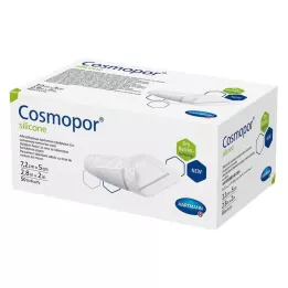 COSMOPOR silicone Wundverband 5x7,2 cm, 50 St