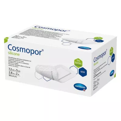 Cosmopor® silicone Wundverband 5x7,2 cm, 50 St