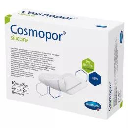 COSMOPOR silicone Wundverband 8x10 cm, 10 St