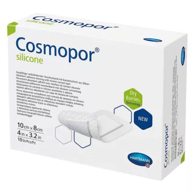 Cosmopor® silicone Wundverband 8x10 cm, 10 St