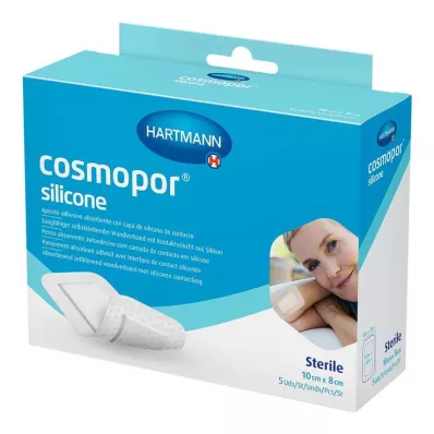 Cosmopor silicone Wundverband 8x10 cm, 5 St