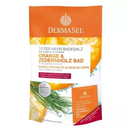 DERMASEL Totes Meer Badesalz Orange &amp; Zedernholz, 1 P