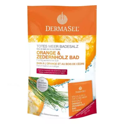 Dermasel Totes Meer Badesalz Orange &amp; Zedernholz (1 Pck)
