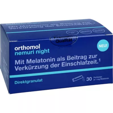 ORTHOMOL nemuri night Direktgranulat, 30 St