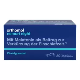 ORTHOMOL nemuri night Direktgranulat, 30 St