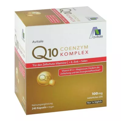 Coenzym Q10 100 mg Kapseln + Vitamine + Mineralstoffe, 240 St Coenzym Q10 100 mg Kapseln + Vitamine + Mineralstoffe, 240 St