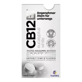 CB12 boost Eucalyptus white Kaugummi, 10 St