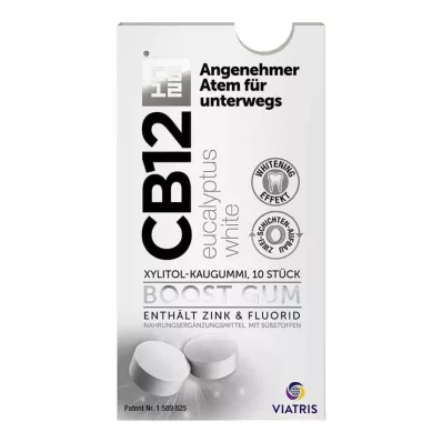 CB12 boost Eucalyptus white Kaugummi, 10 St