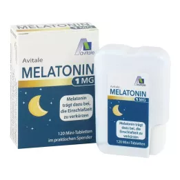 MELATONIN 1 mg Mini-Tabletten im Spender, 120 St
