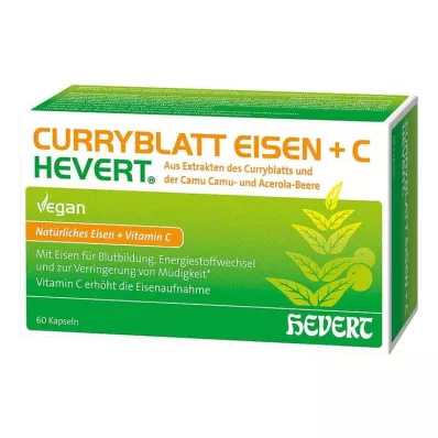 CURRYBLATT EISEN+C Hevert Kapseln, 60 St