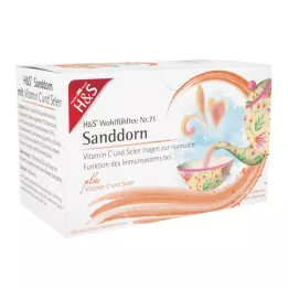 H&amp;S Sanddorn m.Vitamin C und Selen Filterbeutel, 20X2.5 g