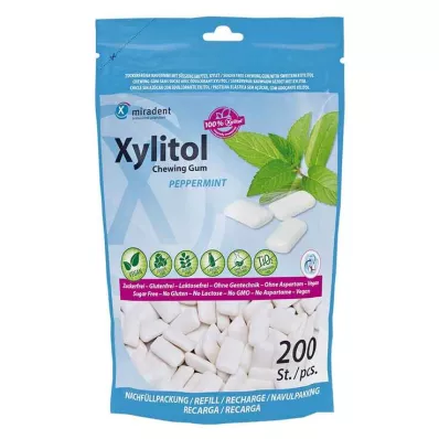 MIRADENT Xylitol Zahnpflegekaugummi Pfefferminze, 200 St MIRADENT Xylitol Zahnpflegekaugummi Pfefferminze, 200 St