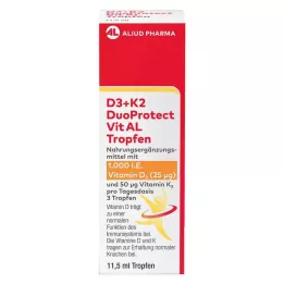 D3+K2 DuoProtect Vit AL 1000 I.E./50 µg Tropfen, 11.5 ml