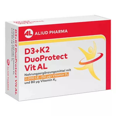 D3+K2 Duoprotect Vit AL 4000 I.E./80 Μg Kapseln (30 stk)