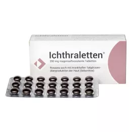 ICHTHRALETTEN 200 mg magensaftresistente Tabletten, 84 St