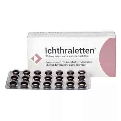 Ichthraletten® 200 mg Tabletten bei Rosazea, 84 St