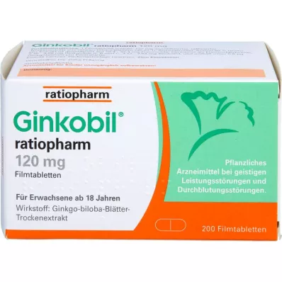 GINKOBIL-ratiopharm 120 mg Filmtabletten, 200 St