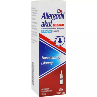 ALLERGODIL akut forte 1,5 mg/ml Nasenspray Lösung, 10 ml