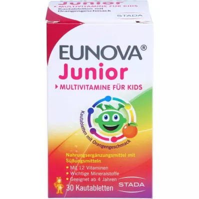 EUNOVA Junior Kautabletten m.Orangengeschmack, 30 St